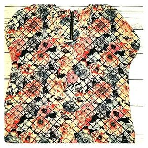 Printed Floral Print Blouse